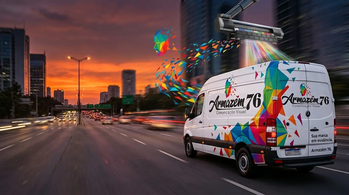 Envelopamento de Frota Armazém 76